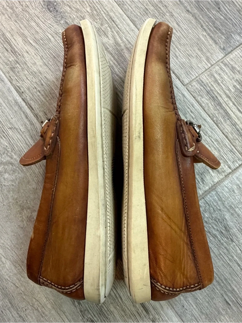 Magnanni Marbella Tabaco Loafers Horsebit Size 8 M US (19475) Spain